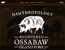 Tablet Screenshot of hamthropology.com